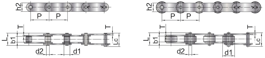 SS Double Pitch Conveyor Chains01