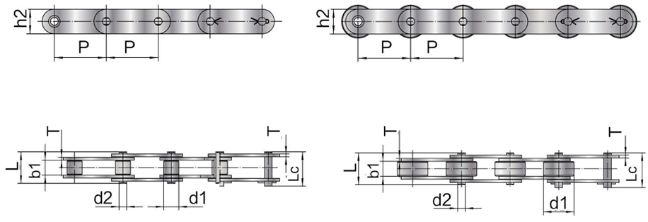 SS Doppiu Passu Conveyor Chains02