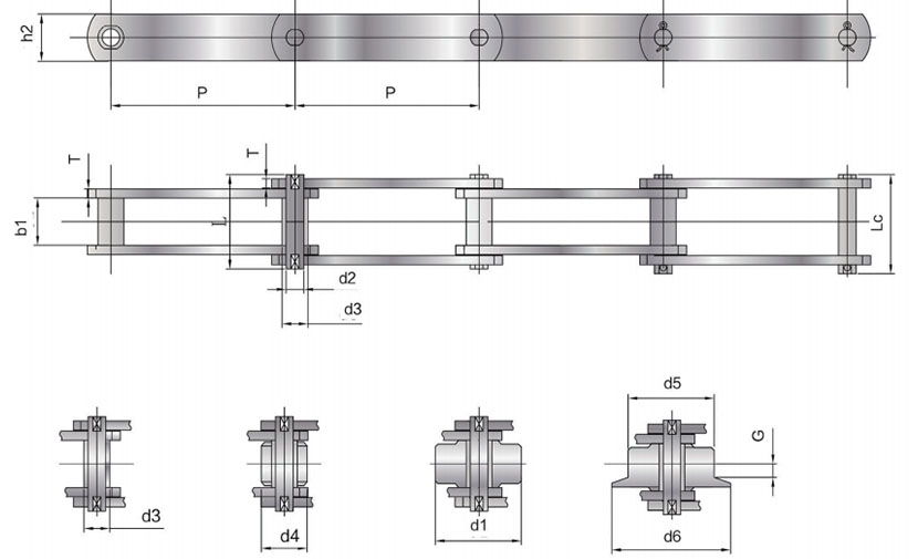 SS FV Series Conveyor Chains2
