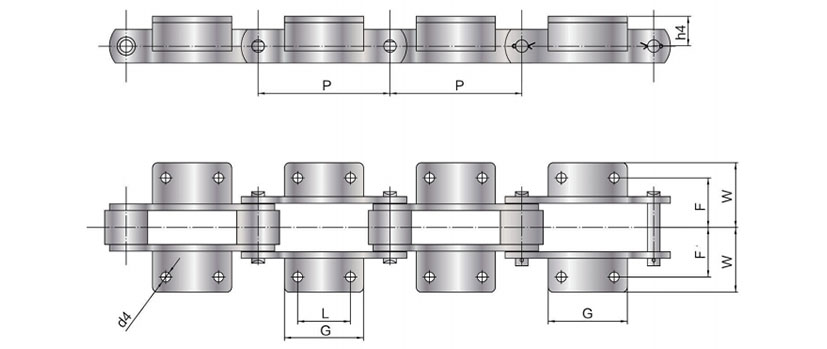 SS M Series Conveyor Chains2