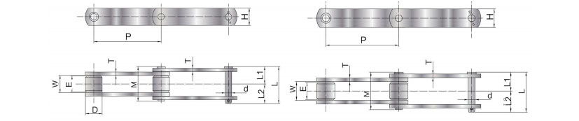 SS RF ប្រភេទ Conveyor Chains4