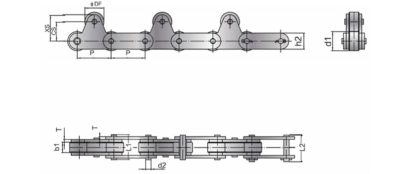 SS Top Roller Conveyor Chains5