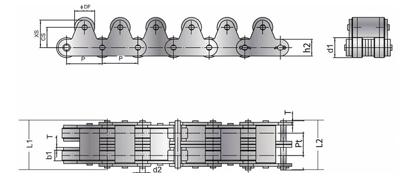 SS Top Roller Conveyor Chain6