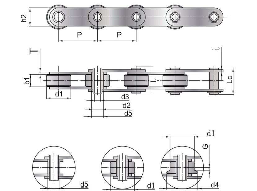 زنجیر نقاله سری SS ZC12