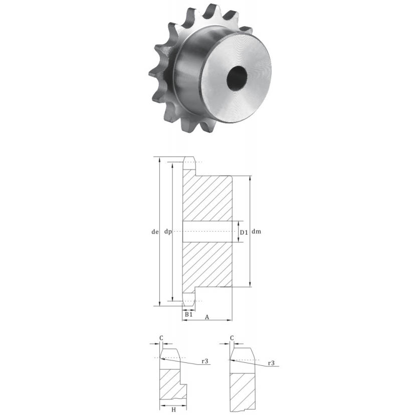 Saham bore Sprockets001